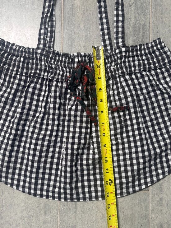 Free People Picnic Party Cropped Tank Top Black Combo Size XS NWT - Picture 13 of 13